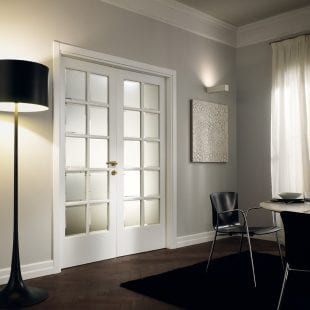 Usa batanta de interior din lemn cu sticla – Garofoli colectia Mirabilia model 10/V