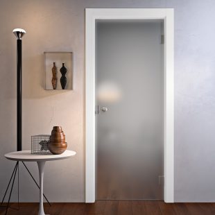 Usa batanta de interior din sticla pe toc din lemn – Garofoli model VIA