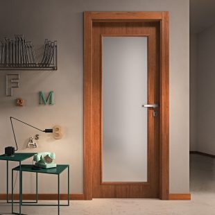 Usa batanta de interior din lemn cu sticla – Gidea colectia Avio model TRIVIO