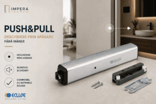 ECLISSE Push&Pull – Sistem Push-Pull pentru uși culisante în perete